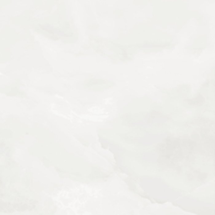 Grès cérame Arkonik Damasco. Onyx blanc presque uni, avec un nuage très léger