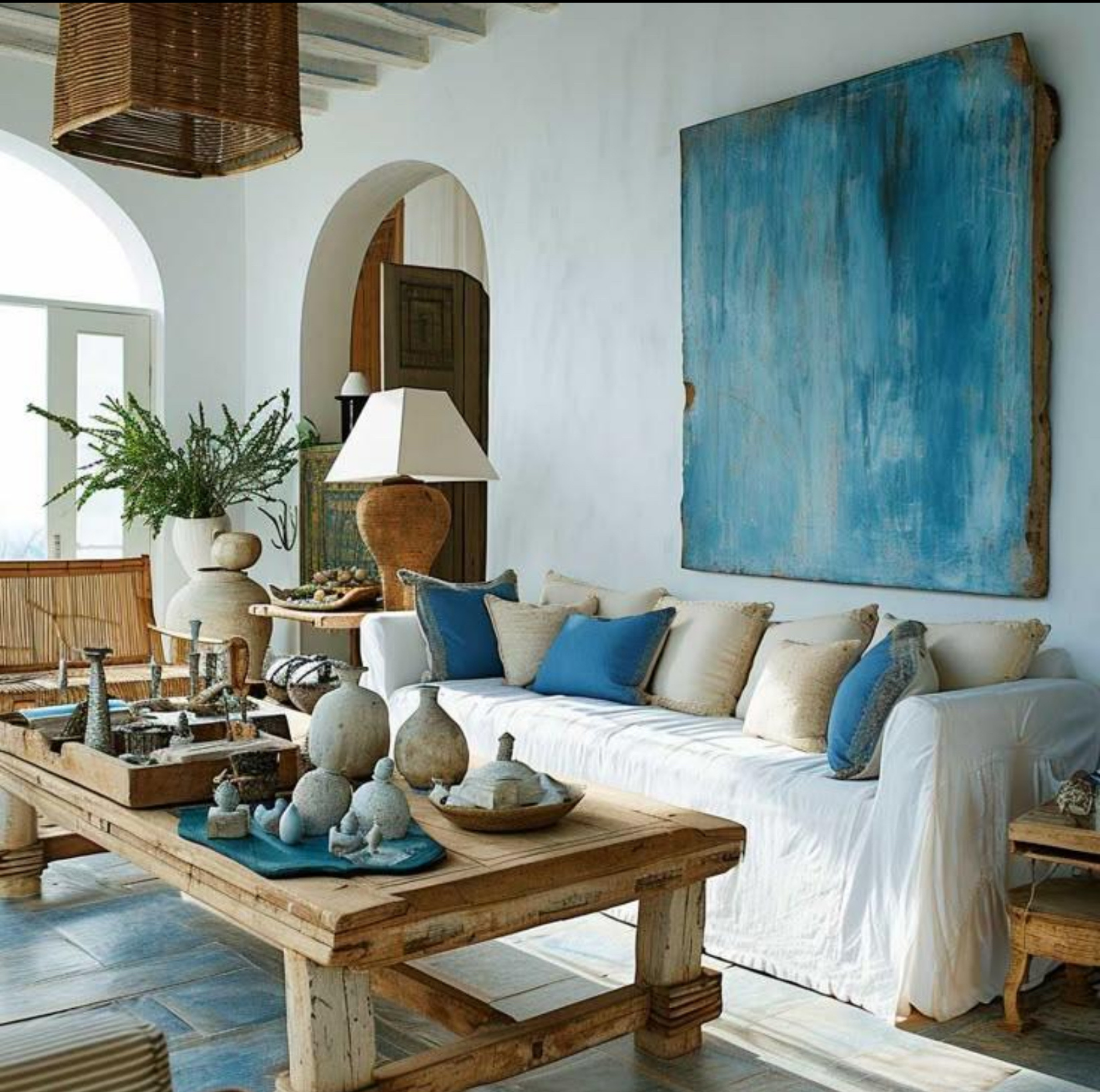 Estilo mediterraneo salon