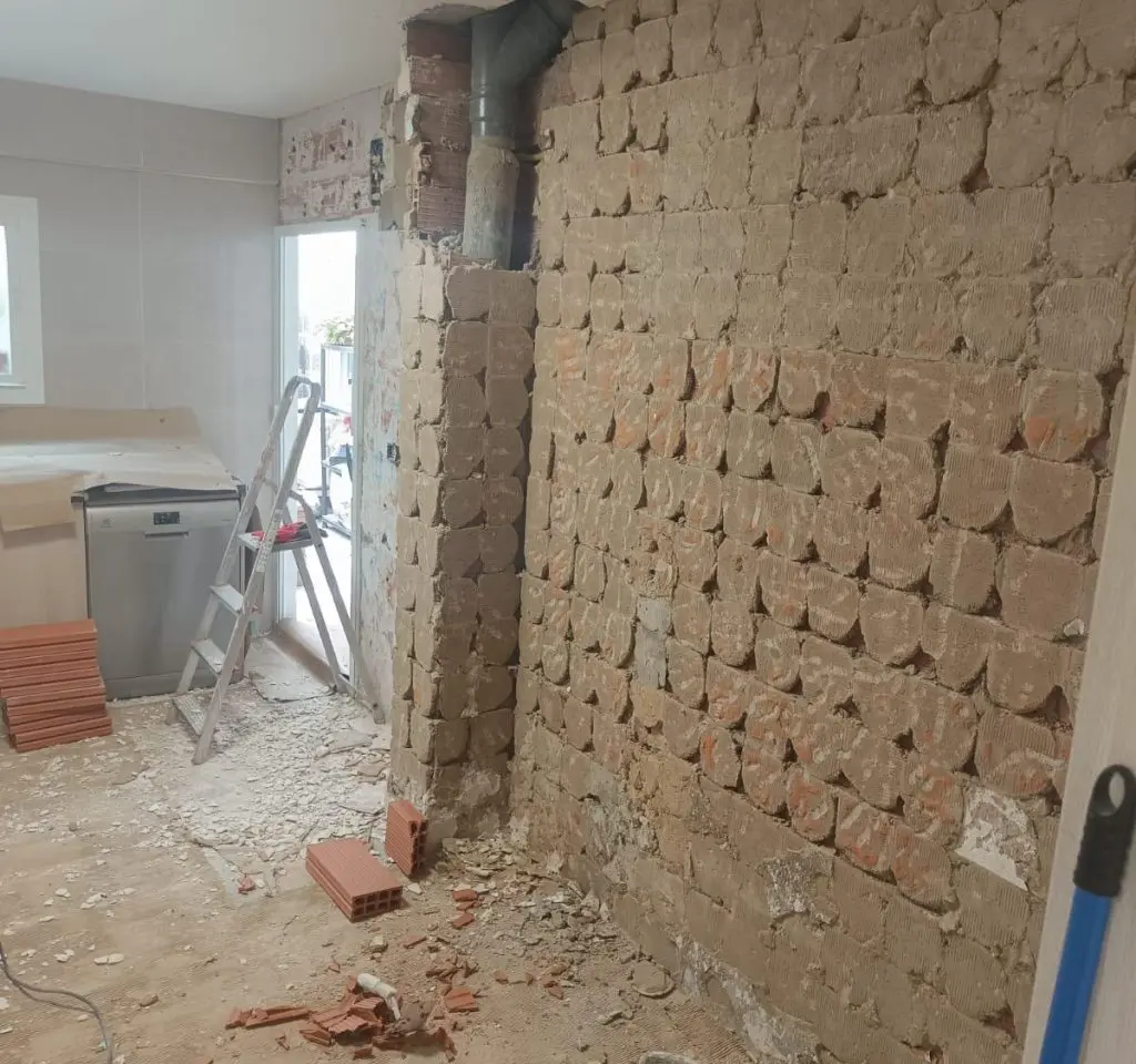 Reforma cocina 1er paso sin paredes
