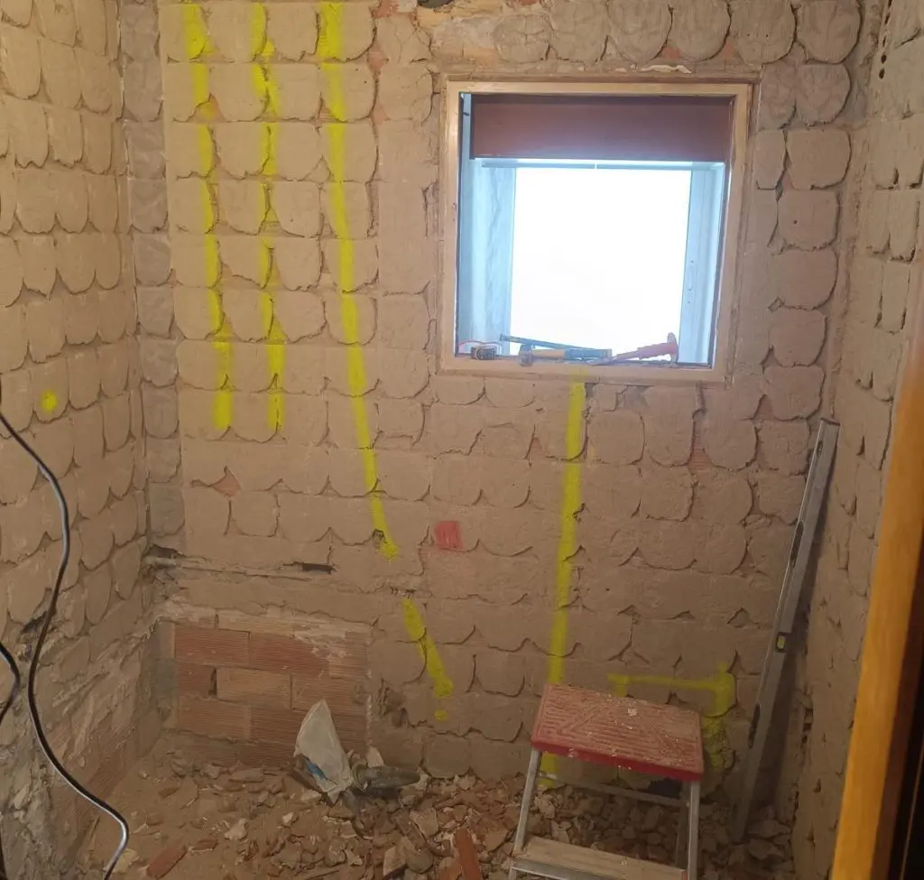 Proceso reforma baño inicio