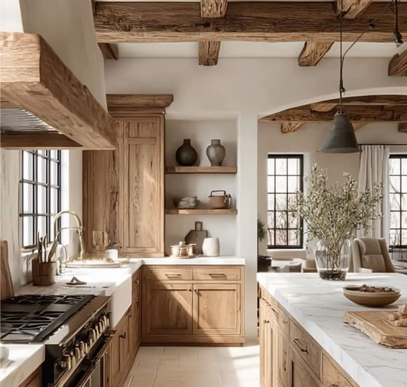 Estilo rustico cocina